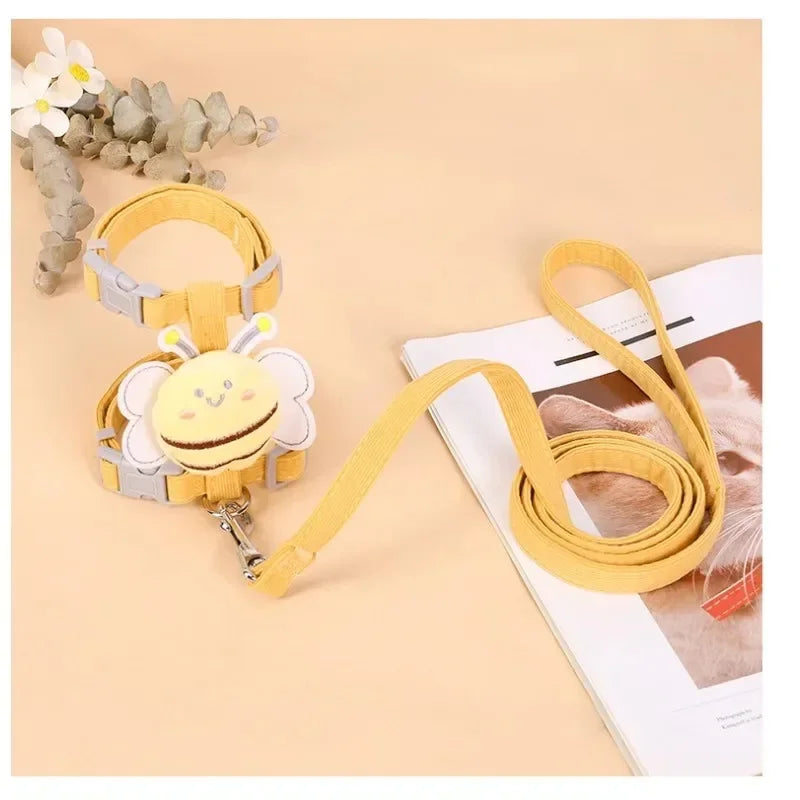 Cute Bee Pet Harness & Leash Set