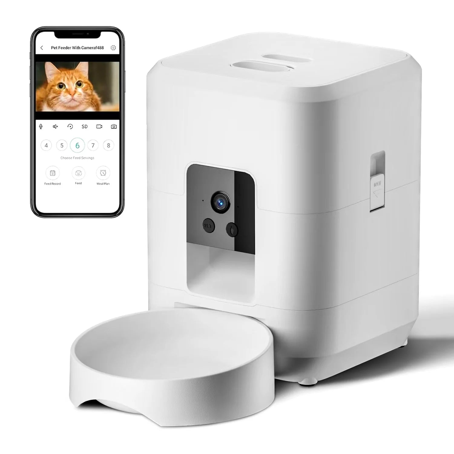 2L Smart Camera Pet Feeder