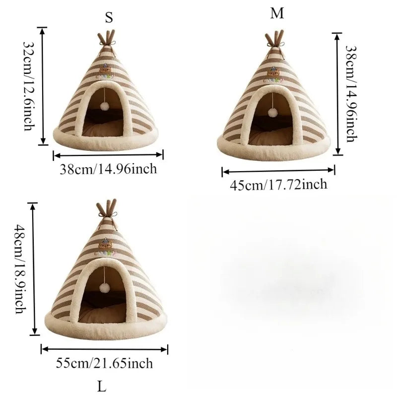 Self-Warming Cat Tent Bed