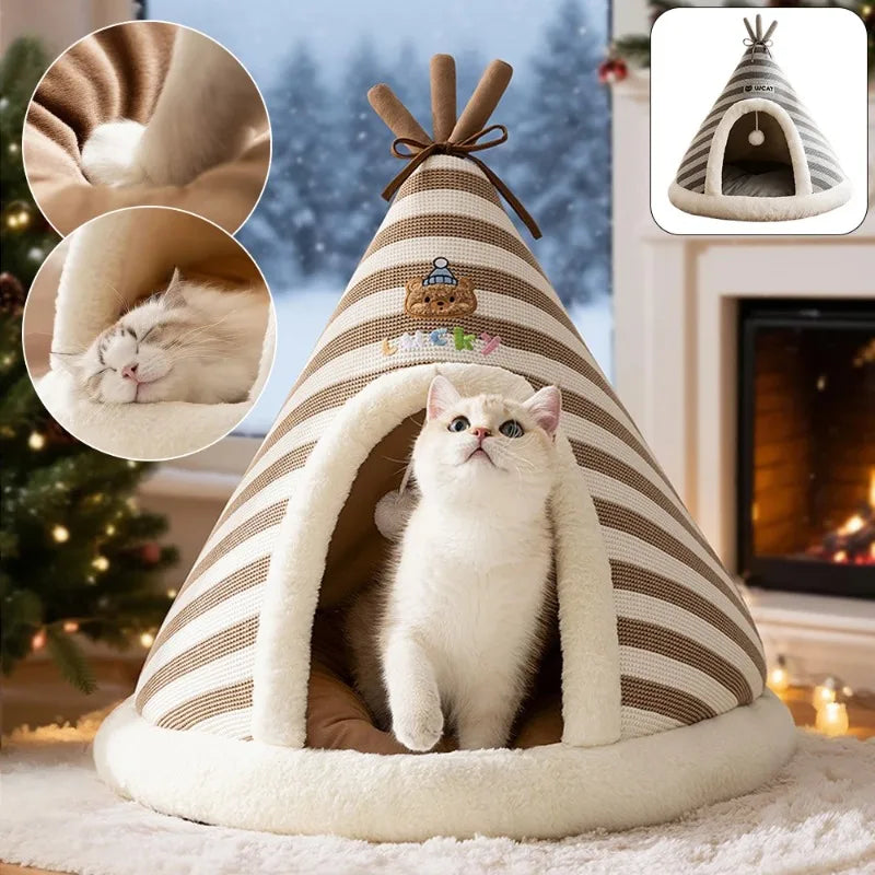 Self-Warming Cat Tent Bed