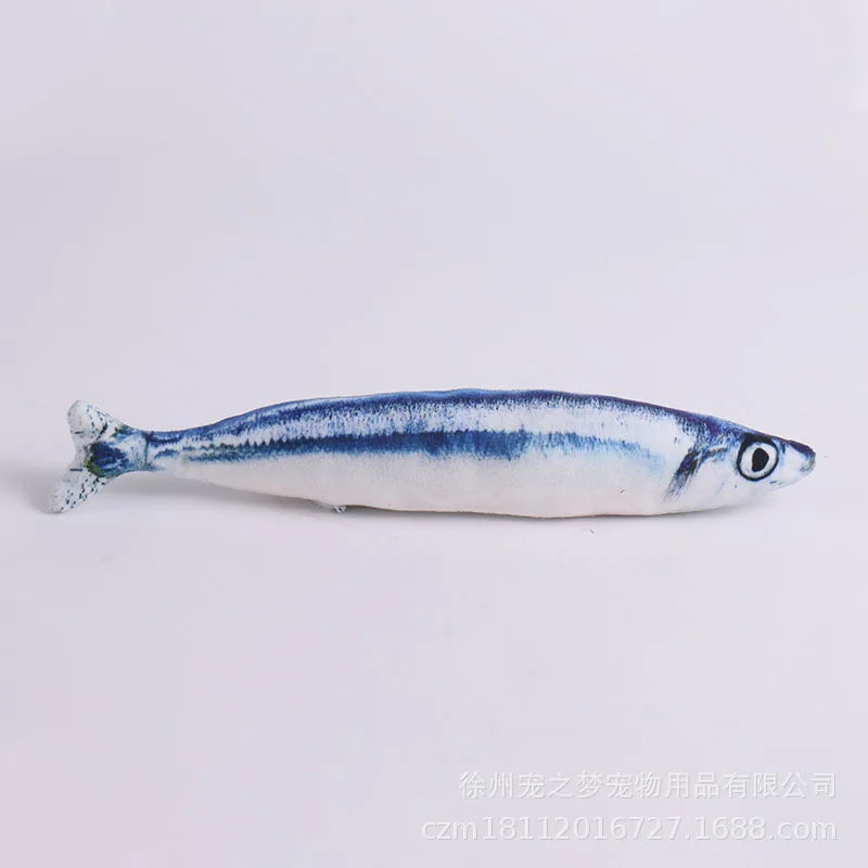 Plush Fish Cat Toy