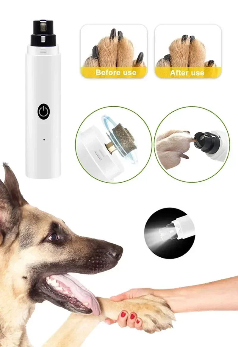 Quiet Electric LED Pet Nail Grinder