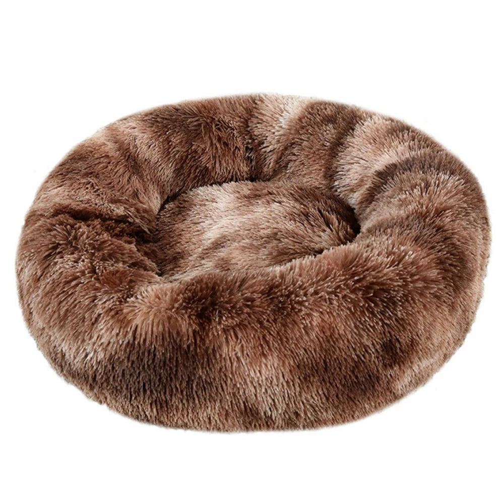 Plush Round Pet Bed