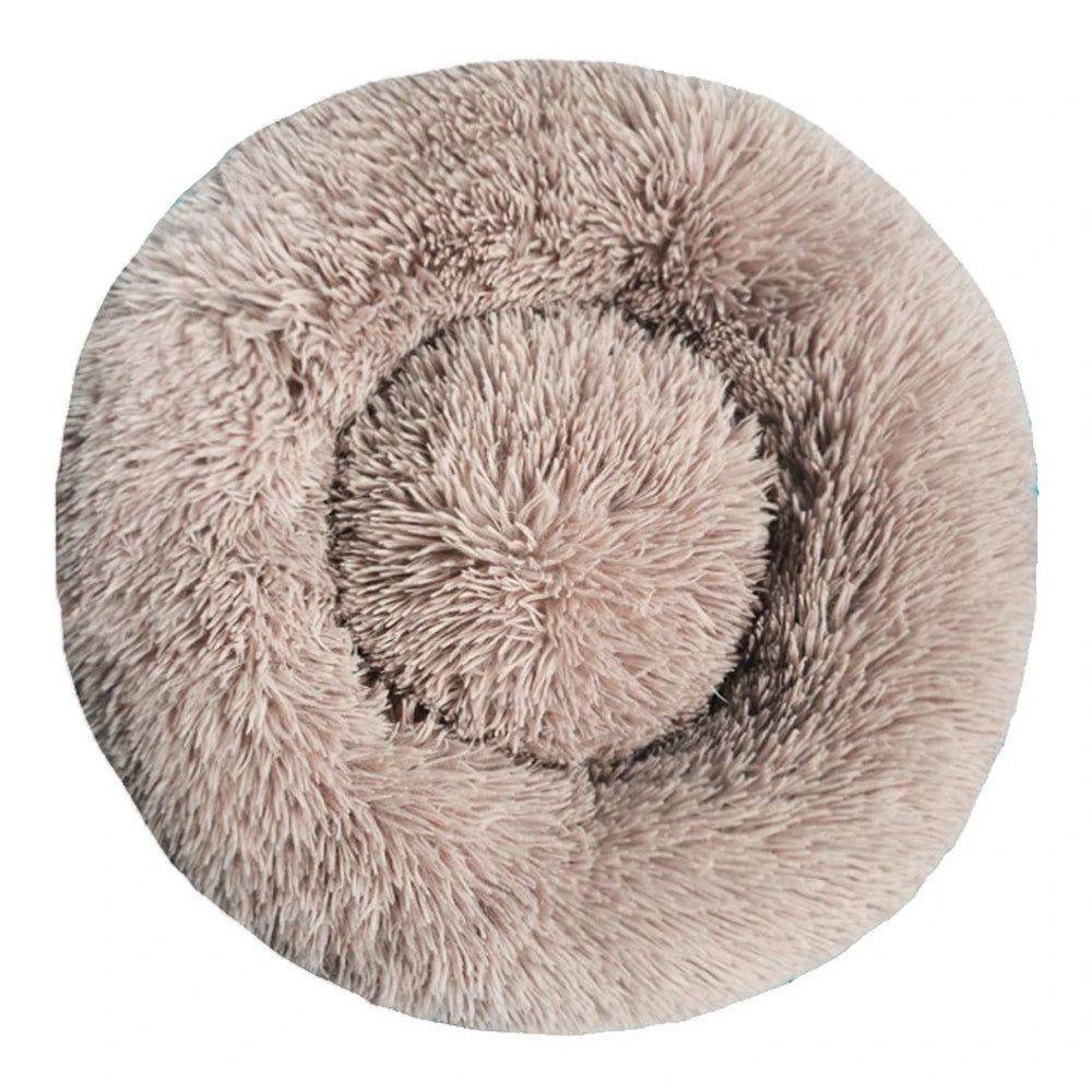 Plush Round Pet Bed