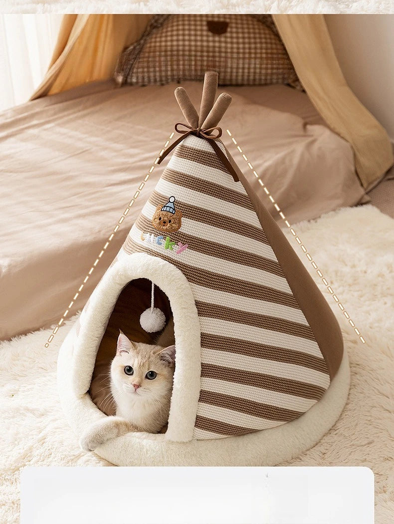 Self-Warming Cat Tent Bed