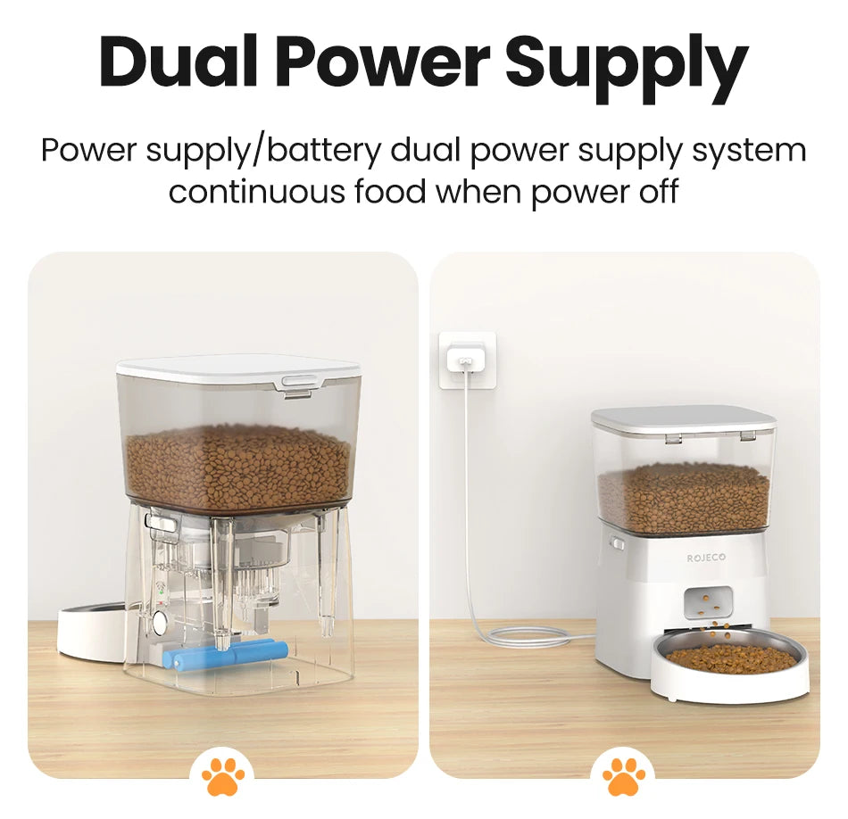 2L Smart Timed Pet Food Dispenser
