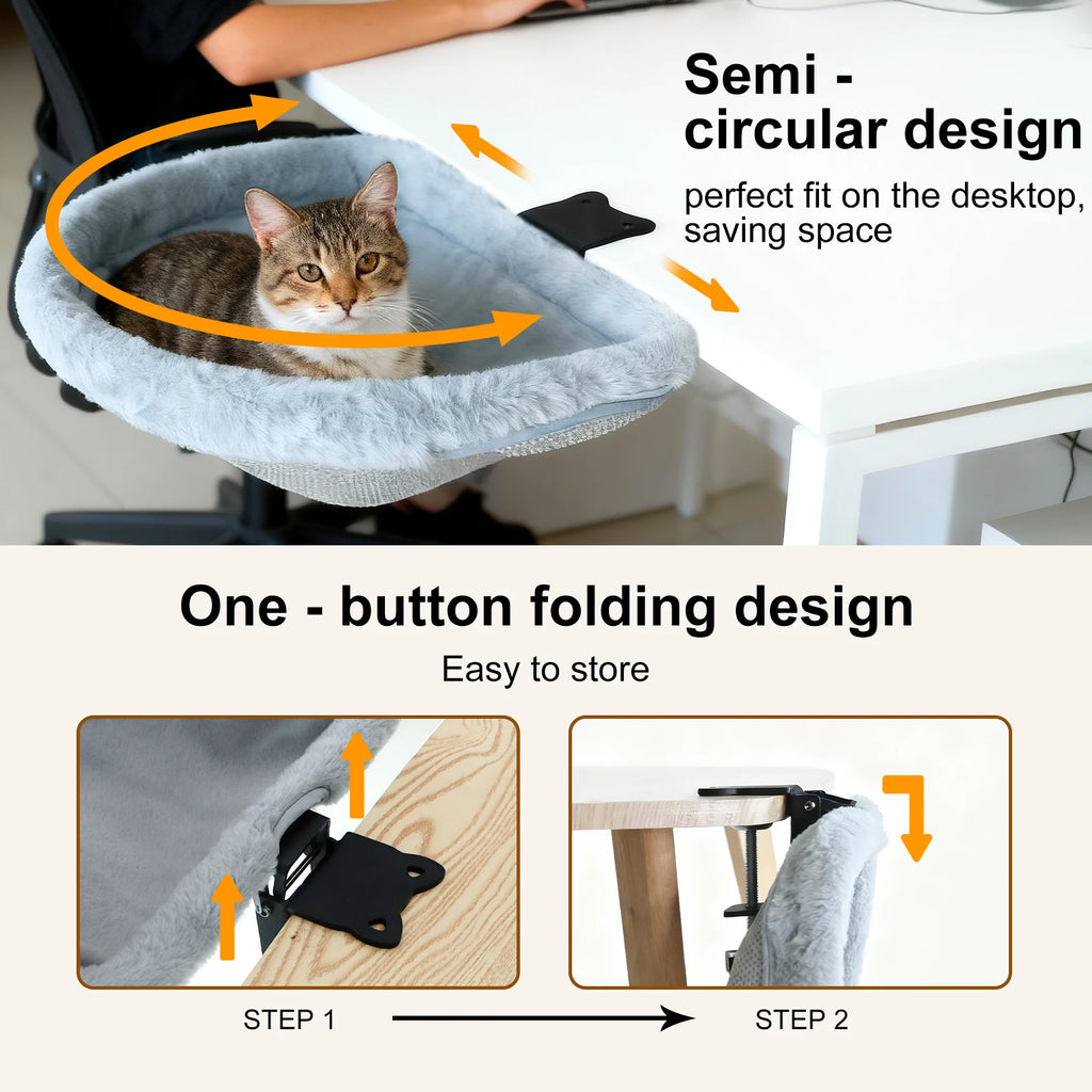 Foldable Cat Desk Hammock