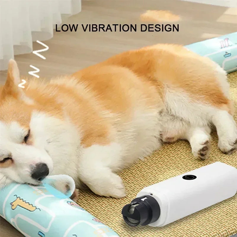 Quiet Electric LED Pet Nail Grinder