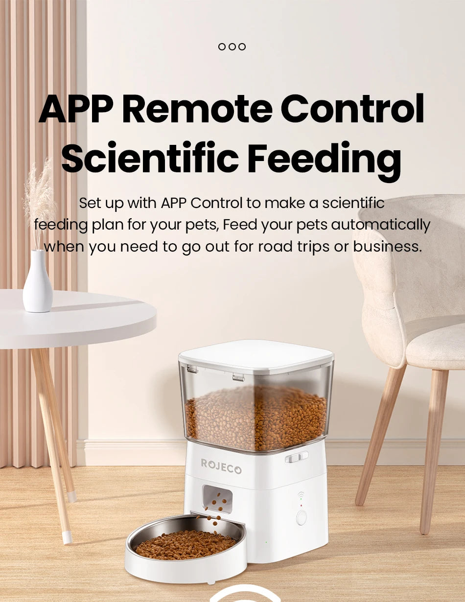 2L Smart Timed Pet Food Dispenser