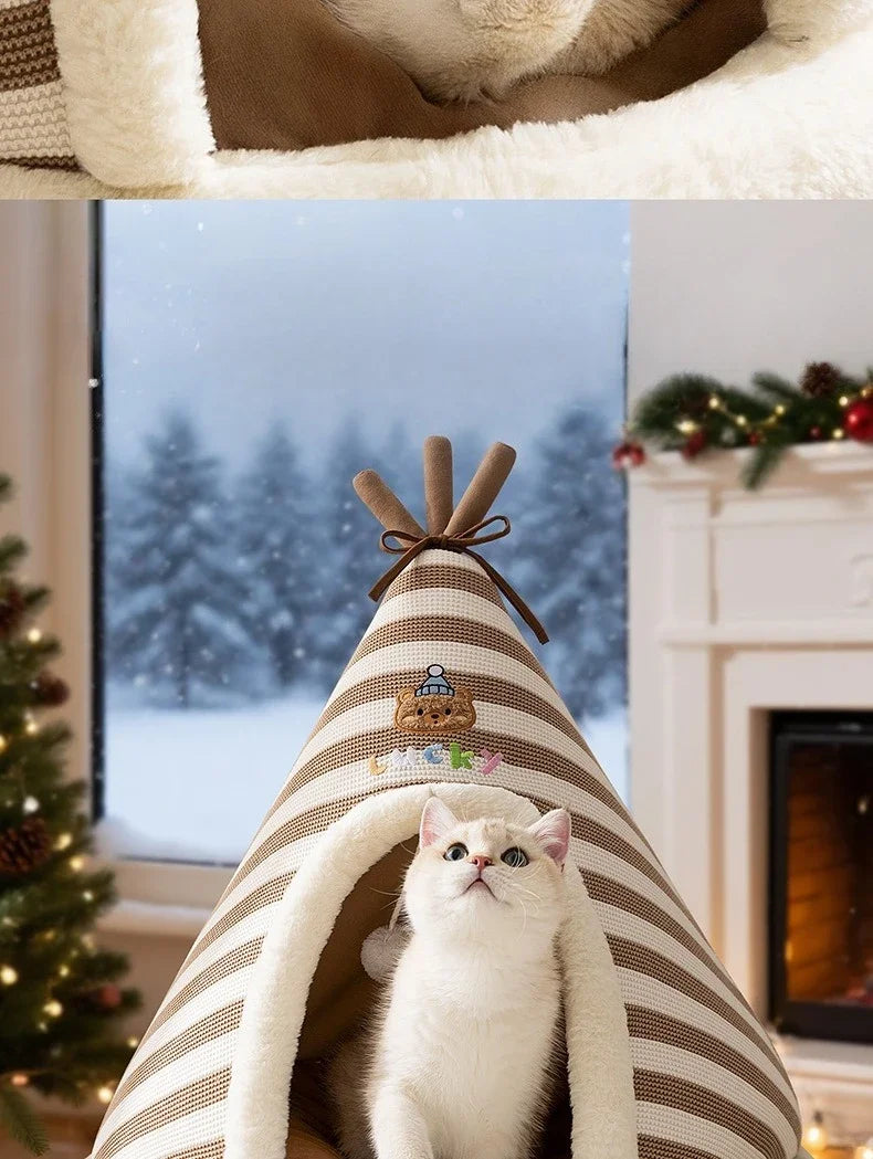 Self-Warming Cat Tent Bed