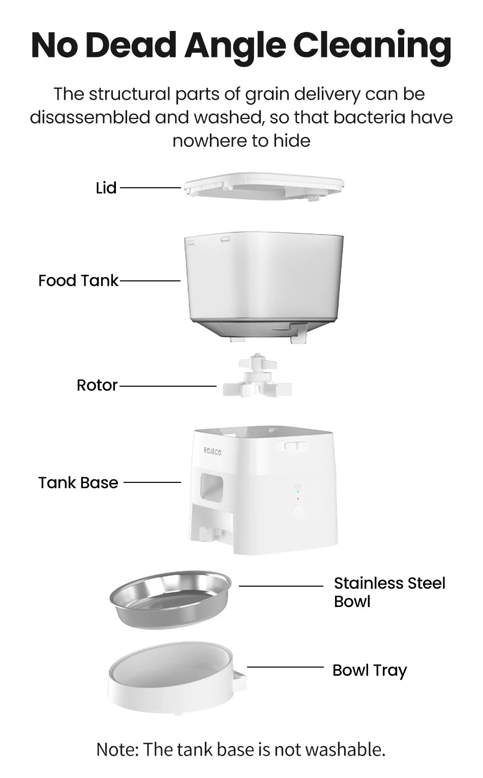2L Smart Timed Pet Food Dispenser