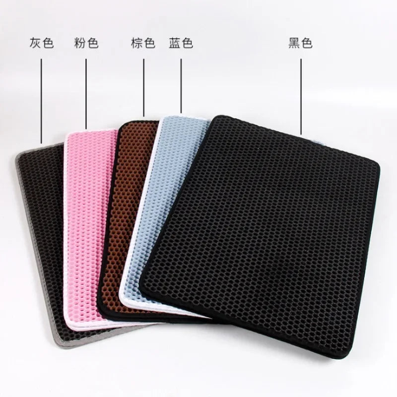 Double Layer Waterproof Pet Litter Box Non-slip Mat