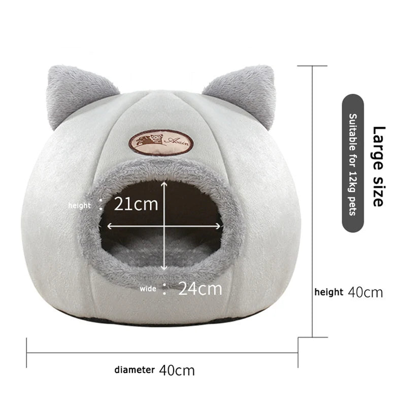 Cozy Cat Cave Bed
