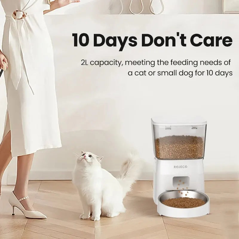 2L Smart Timed Pet Food Dispenser
