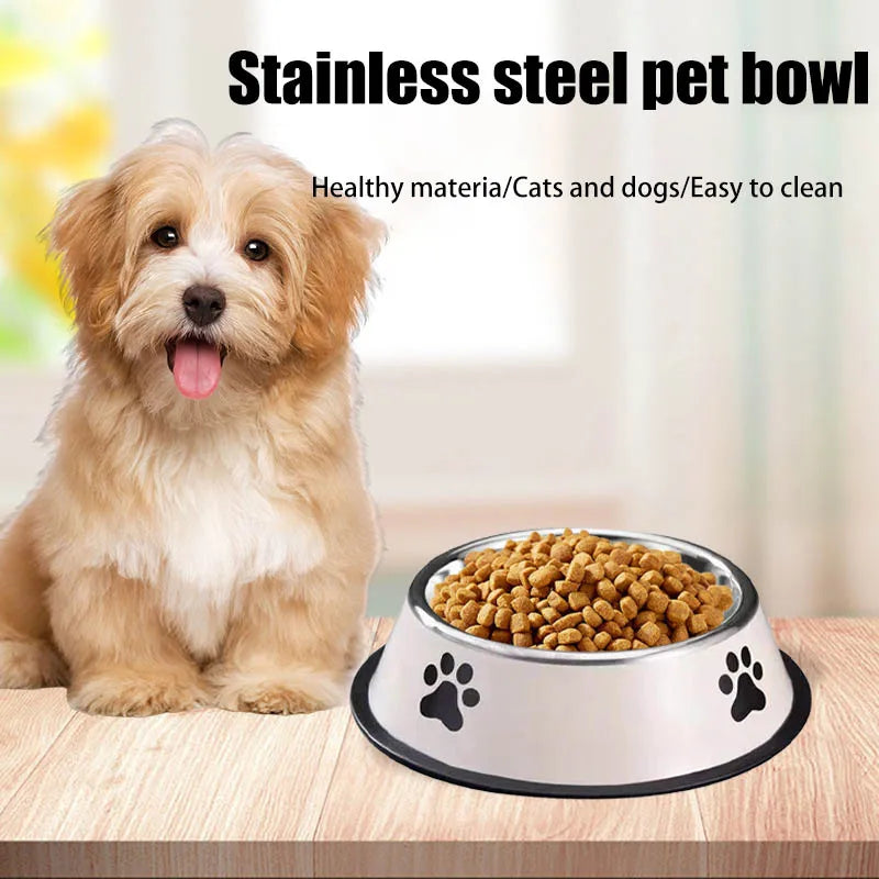 Stainless steel Non-Slip Pet Bowl