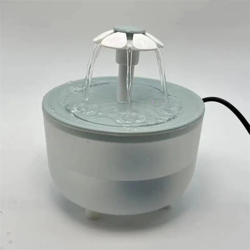 Cute Pet Flower Water Fountain