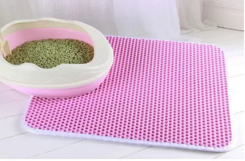 Double Layer Waterproof Pet Litter Box Non-slip Mat